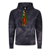 Cloud Black our lady of guadalupe Vintage Hoodie - JahusDesignShop