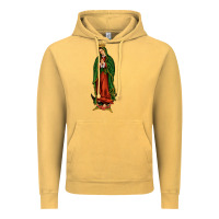 Vintage Mustard our lady of guadalupe Vintage Hoodie - JahusDesignShop