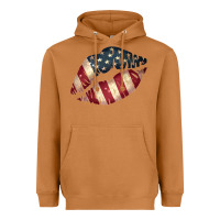 Meerkat Vintage American Flag Lips Heavyweight Hoodie - Bettercallsaul