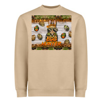 Mushroom easter egg hunter  rabbit Heavyweight Sweatshirt - BarkalooDesign