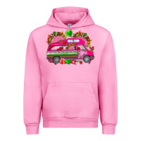 Fuchsia Pink Valentine's Day tacos truck Mexico Urban Hoodie - HowdyJamesFarm