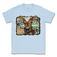 Dusty Blue western wreath baby calf Classic Tee - BarkalooDesign