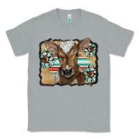 Heather Grey western wreath baby calf Classic Tee - BarkalooDesign