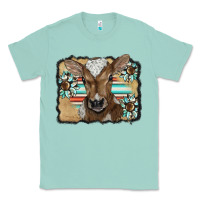 Seafoam western wreath baby calf Classic Tee - BarkalooDesign