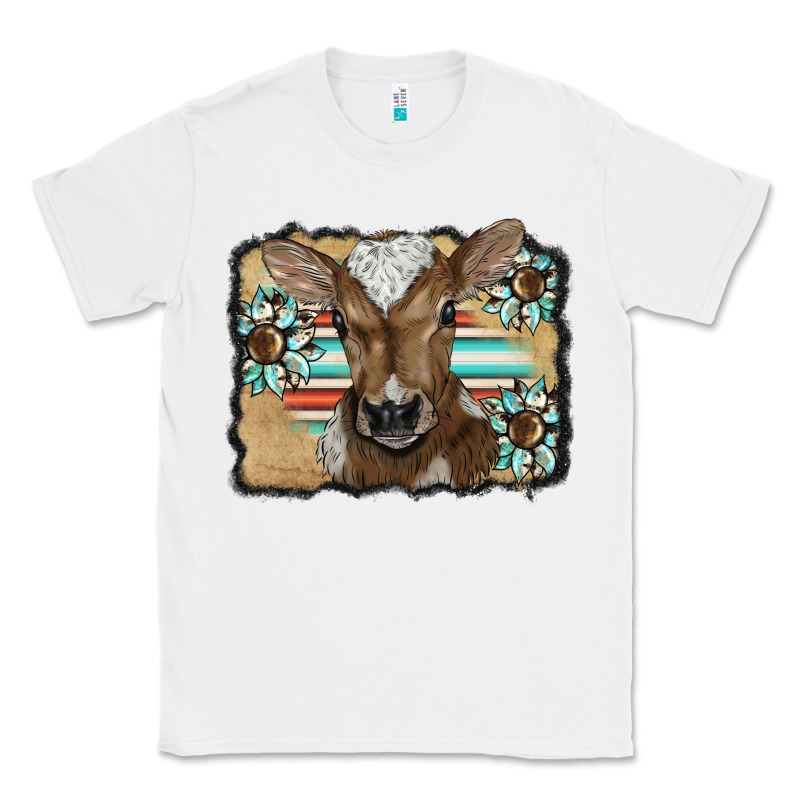 Western Wreath Baby Calf Classic Tee by BarkalooDesign | Teevron