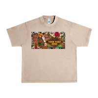 French Oak (preview)western turquoise gemstone horse cowhide leopard floral backg Urban Heavy Tee - Artiststas
