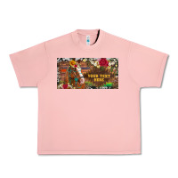 Salmon (preview)western turquoise gemstone horse cowhide leopard floral backg Urban Heavy Tee - Artiststas