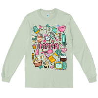 Matcha can't talk right now doing mama stay at home stuff Long Sleeve Tee - MaliasSmallBusiness