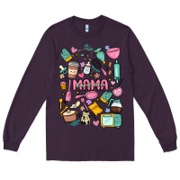 Plum can't talk right now doing mama stay at home stuff Long Sleeve Tee - MaliasSmallBusiness
