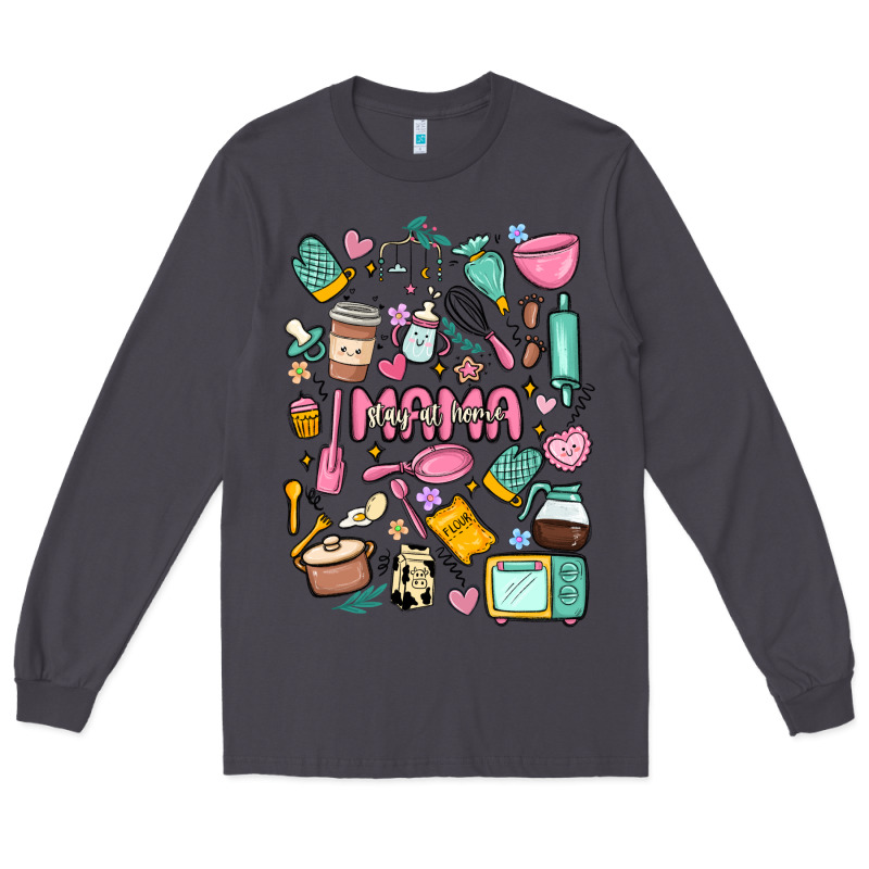 Can't Talk Right Now Doing Mama Stay At Home Stuff Long Sleeve Tee by MaliasSmallBusiness | Teevron