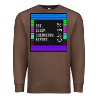 Chestnut Eat Sleep Chemıstray Repeat Premium Sweatshirt - Bettercallsaul