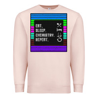 Pale Pink Eat Sleep Chemıstray Repeat Premium Sweatshirt - Bettercallsaul