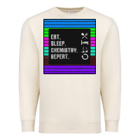 Sandshell Eat Sleep Chemıstray Repeat Premium Sweatshirt - Bettercallsaul