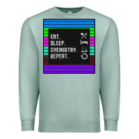 Seafoam Eat Sleep Chemıstray Repeat Premium Sweatshirt - Bettercallsaul