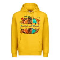 Lemon pumpkin thankful and blessed Premium Hoodie - NancyCooperArtShop