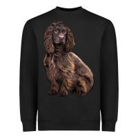 Black Boykin Spaniel Dog Heavyweight Sweatshirt - LillyAllenDesigns