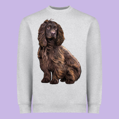 Boykin Spaniel Dog Heavyweight Sweatshirt Designed By Lillyallendesigns