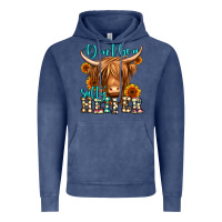 Vintage Denim don't be a salty heifer long haired cow Vintage Hoodie - Jasminsmagicworld