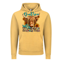 Vintage Mustard don't be a salty heifer long haired cow Vintage Hoodie - Jasminsmagicworld