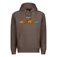 Coffee thankful cross pumpkin Premium Hoodie - JahusDesignShop