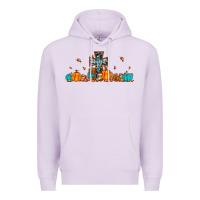 Lilac thankful cross pumpkin Premium Hoodie - JahusDesignShop
