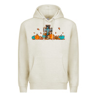 Oatmeal Heather thankful cross pumpkin Premium Hoodie - JahusDesignShop