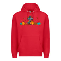 Red thankful cross pumpkin Premium Hoodie - JahusDesignShop