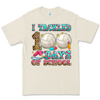Bone i tackled 100 days of school volleyball Premium Tee - Zillion Design Studio
