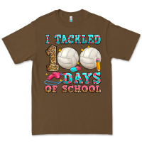 Cacao i tackled 100 days of school volleyball Premium Tee - Zillion Design Studio