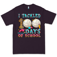 Plum i tackled 100 days of school volleyball Premium Tee - Zillion Design Studio