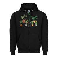Black just one more plant Zipper Hoodie - MaliasSmallBusiness