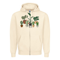 Sandshell just one more plant Zipper Hoodie - MaliasSmallBusiness