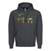Smoke just one more plant Zipper Hoodie - MaliasSmallBusiness