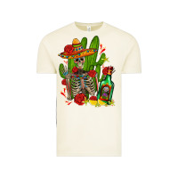 Vintage Arctic skeleton with sombrero and tequila Vintage Tee - AdoDesignShop
