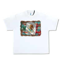 White mexico gemstone leopard Urban Heavy Tee - AdoDesignShop