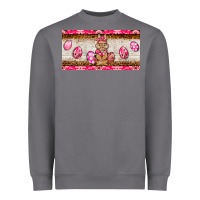 Pink Camouflage Egg Hunter Bunny   License Plate Heavyweight Sweatshirt | Teevron