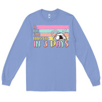 Colony Blue a lot can happen in 3 days Long Sleeve Tee - MaliasSmallBusiness