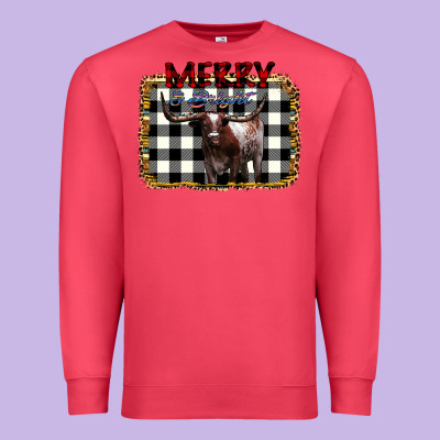 Merry Bright Premium Sweatshirt Designed By Bettercallsaul