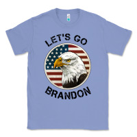 Colony Blue Lets Go Brandon American Bald Eagle Classic Tee - Jasminsmagicworld