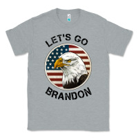 Heather Grey Lets Go Brandon American Bald Eagle Classic Tee - Jasminsmagicworld