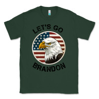 Sports Green Lets Go Brandon American Bald Eagle Classic Tee - Jasminsmagicworld
