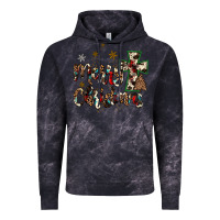 Cloud Black merry christmas wood slice ornament Vintage Hoodie - JahusDesignShop