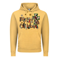 Vintage Mustard merry christmas wood slice ornament Vintage Hoodie - JahusDesignShop