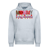 Heather Grey Mommy is my valentine mother's day Urban Hoodie - HowdyJamesFarm