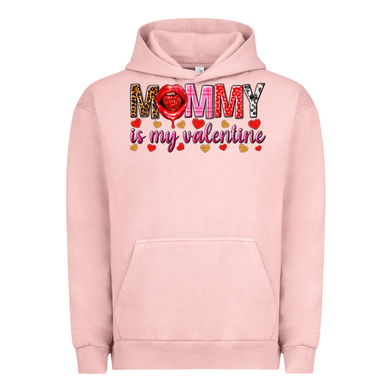 Mommy Is My Valentine Mother's Day Urban Hoodie by HowdyJamesFarm | Teevron