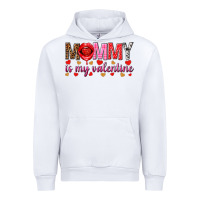 White Mommy is my valentine mother's day Urban Hoodie - HowdyJamesFarm