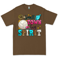 Cacao small town big spirit volleyball Premium Tee - Zillion Design Studio