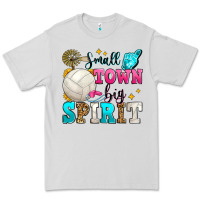 Dove Grey small town big spirit volleyball Premium Tee - Zillion Design Studio