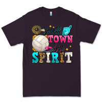 Plum small town big spirit volleyball Premium Tee - Zillion Design Studio