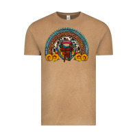 Vintage Camel saddle sunflower horseshoe rainbow Vintage Tee - Artiststas